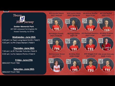Highlights from guest playing for Team PA Toal @ Team NJ Showcase