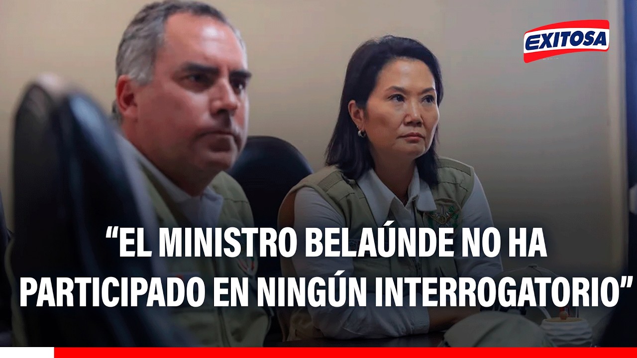 🔴🔵 Keiko Fujimori sobre ministro Belaúnde en Trujillo: "No ha participado en ningún interrogatorio"