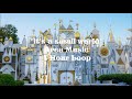 It S A Small World Area Music 4 Hour Extended Loop With Tick Tock Sound