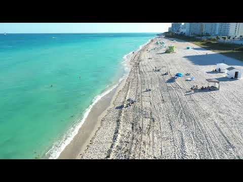 SOBE Miami Ocean Drive 4K Drone Hyperlapse