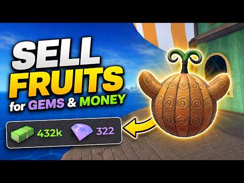 How to SELL FRUITS for GEMS and MONEY in HAZE SEAS Roblox