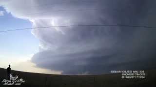 preview picture of video 'Amazing Supercell Time-Lapse Henrietta, TX 5-7-2014'