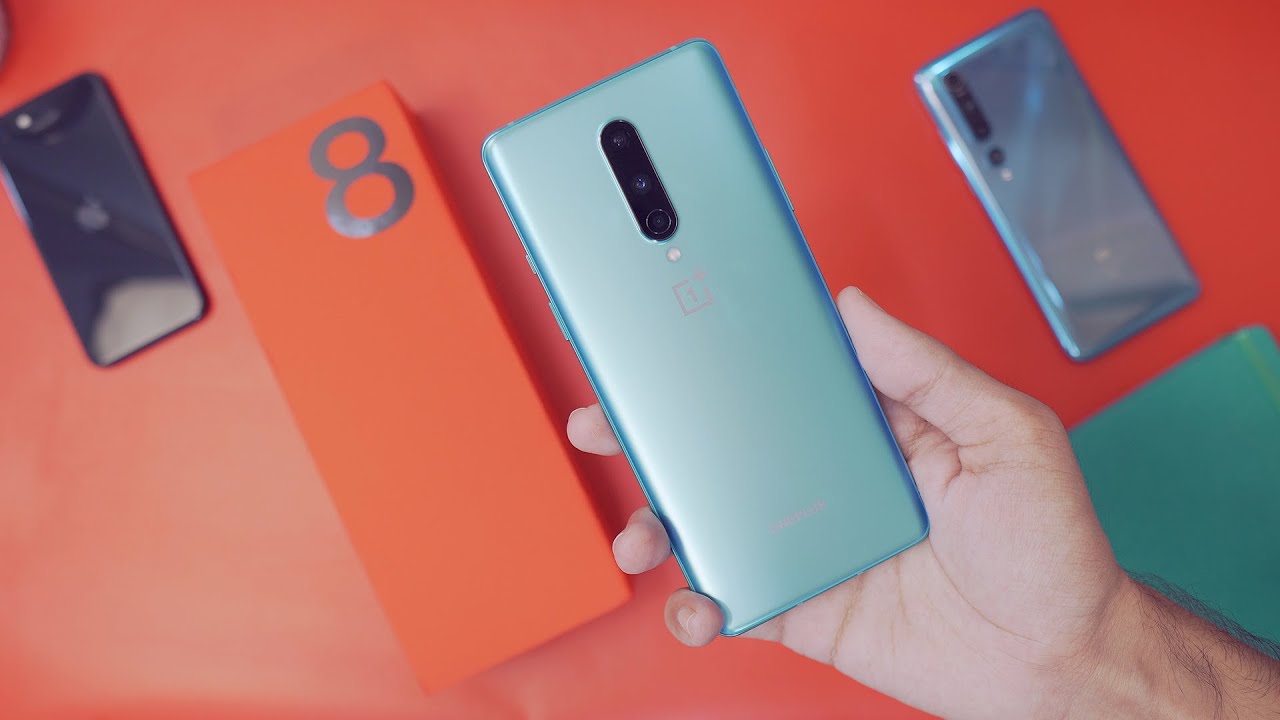 OnePlus 8 Glacial Green Unboxing/Hands On Review - India Retail Unit!
