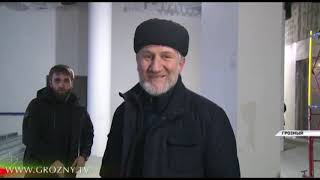 Рамзан Кадыров посетил строительную площадку Дома торжеств в Грозном