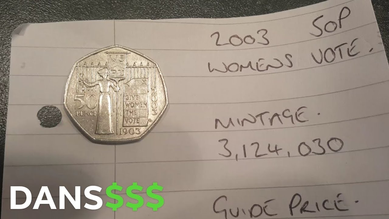 Watch video 2003 Give Women the Vote 50p Coin WORTH Suffragettes 50p Coin Now 2003 Give Women the Vote 50p Coin WORTH Suffragettes 50p Coin