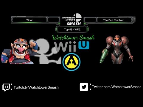 SOS Top 48 WR3 - Wood (Wario, Game & Watch) Vs. The Butt Rumbler (Samus)