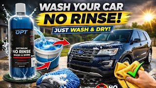 Washing My Car Using Optimum No Rinse: Will It Scratch?
