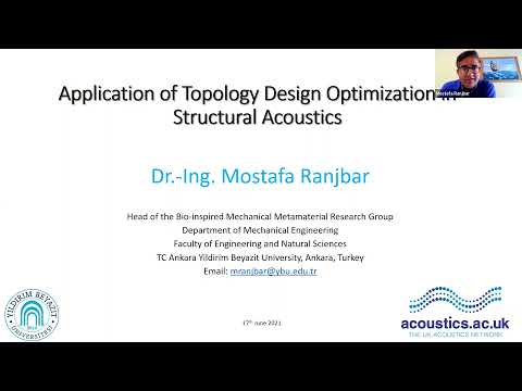 Application of Topology Design Optimization in Structural Acoustics