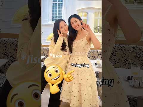 JISOO AND LINGLING FINALLY GOT A PICTURE TOGETHER 😍 #jisoo #lingorm #kimjisoo