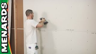 How To Install Drywall | Menards