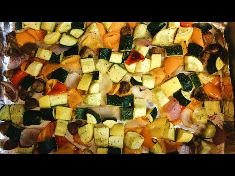 Easy One-Pan Roasted Vegetables!
