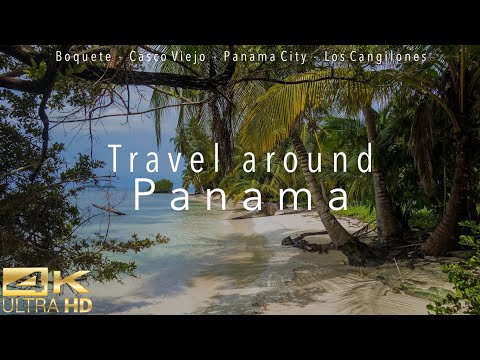 Panama 4k (Ultra HD)⎜Relaxing Music⎜Earth from Above⎢Boquete, Casco Viejo, Panama City, Animals 4k