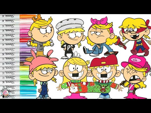 The Loud House Coloring Book Compilation Best of Lana and Lola Loud Twin Sisters