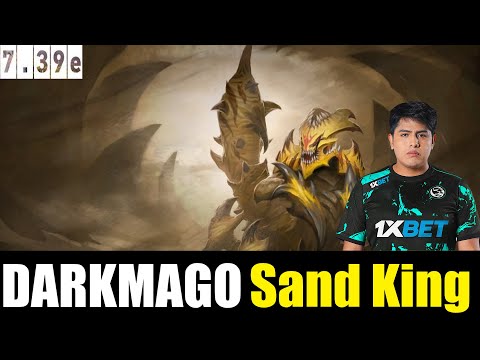 DARKMAGO [Sand King] MID 7.39e - DOTA 2 HIGHEST MMR MATCH#dota2  #dota2gameplay