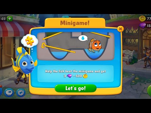 Fishdom Minigame! After Super Hard Level 750