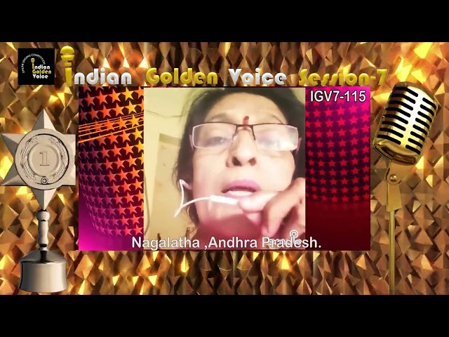 Nagalatha – Online Singing Competition – Indian Golden Voice Session 7 – Mangrove Production