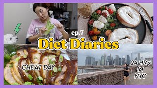 🐷 HAPPIEST CHEAT DAY & FINISH LINE TO -10 lbs / LAST WEEK IN 🇺🇸: DIET DIARIES EP7 | Crystall Cho