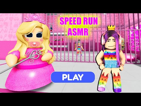 SPEED RUN - SPEED RUN PRINCESS BARRY'S BABY PRISON RUN! Roblox