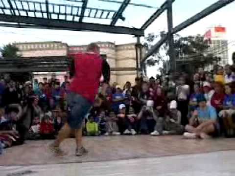 Australian Bboying History: The Block Yowgi vs Mousa Big