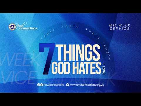 Digging Deep | 7 Things God Hates Pt1 | Wednesday 4th March 2026