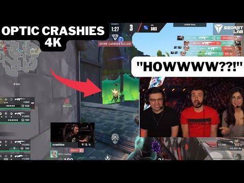 Tarik and Shroud react to OpTic Crashies INSANE 4k to CLUTCH