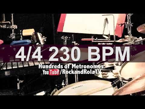 🔴 230 BPM Pop Percusion Metronome