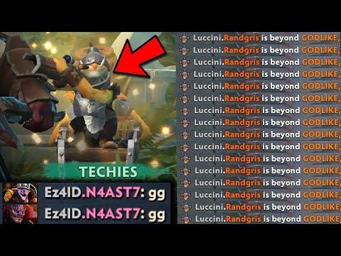 why PRO should ban techies in tournament - Surprise pick destroy them all!