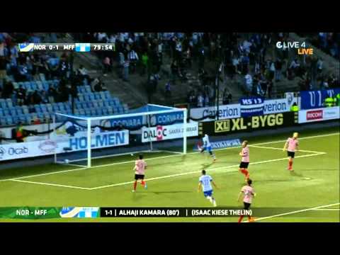 IFK Norrköping - Malmö FF allsvenskan 2014 omgång 6 (Målen)
