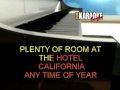 hotel california karaoke 