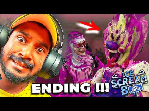 SAVING KIDS FROM🍧 ICE CREAM 🔪 KILLER (ENDING)😨😱 | ICE SCREAM 8 #mobilegame #funnygameplay #malayalam