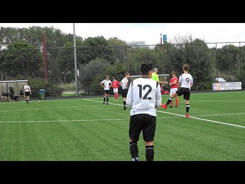 Voor aanvang JSV Nieuwegein JO16-1 - DOVO JO16-1