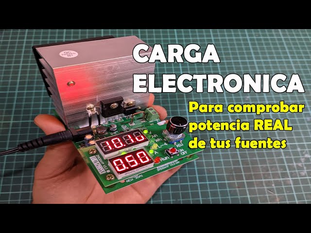 Vídeo relacionado con Risegun Módulo de Carga Electrónica, Módulo De Prueba De Capacidad De Batería De Corriente Constante Ajustable Probador De Potencia De Resistencia De Descarga Inteligente WEL3005 30W 5A