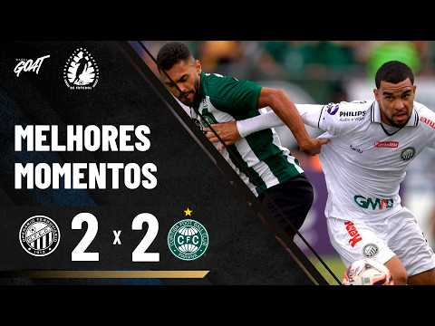 Gols e lances de Operário x Coritiba