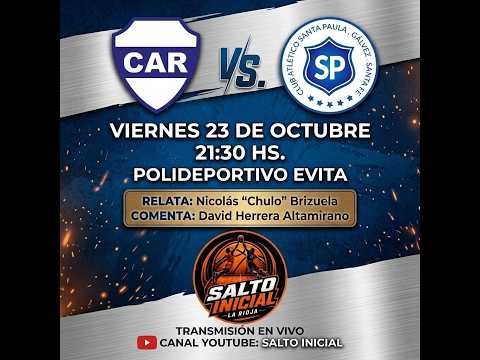 Riachuelo (La Rioja) vs. Santa Paula (Gálvez) | EN VIVO | Torneo de Básquet