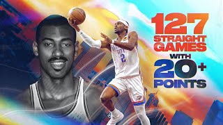 Shai Gilgeous-Alexander - Oklahoma City Thunder - Wilt Chamberlain