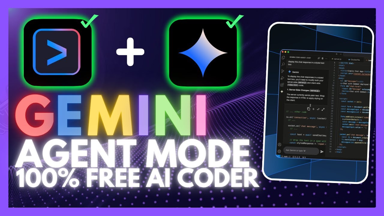 Gemini AGENT Mode: NEW FULLY FREE AI Coder By Google Is Insane! RIP Cursor & Github Copilot!