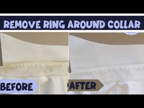 ASMR Cleaning | How To Remove Ring Around The Collar With Vinegar  | Before And After
