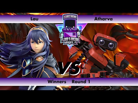Flynn's Arcade 087 Winners Round 1 - Lau (Lucina) VS Atharva (ROB) SSBU Tournament