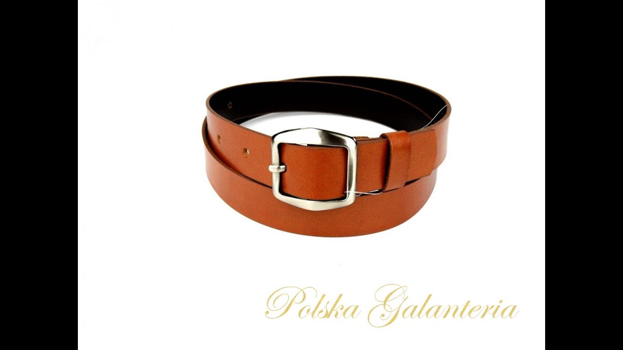 Pasek Skórzany COMPLEX (PL) Gładki 40 mm Toffi