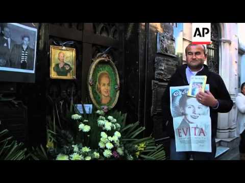 Argentina marks the 60th anniversary of the death of Eva Peron