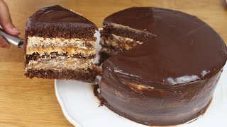 BOLO DE CHOCOLATE COM DOCE DE LEITE! DERRETE NA BOCA!