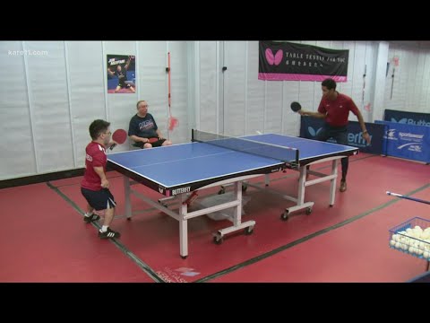 Guy takes on Lakeville Olympian in a table-tennis showdown