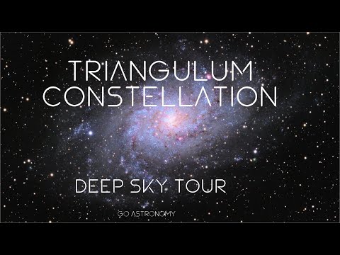 Triangulum Constellation Deep Sky Tour: Galaxies