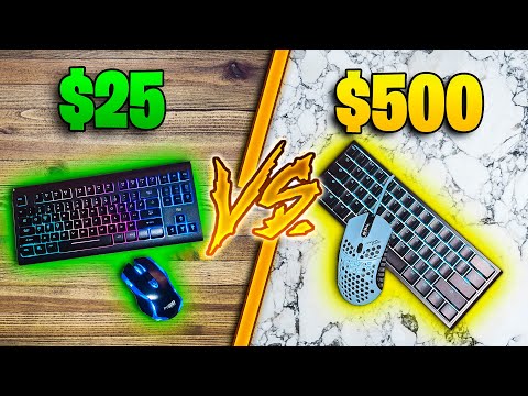 BROKE vs PRO Gaming Keyboard and Mouse - WORTH IT?