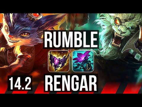 RUMBLE vs RENGAR (TOP) | 9/3/9 | KR Grandmaster | 14.2