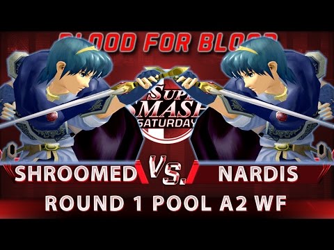 SSS: B4B - WFX | Shroomed (Marth) vs. Nardis (Marth) - SSBM R1 Pool A2 Winners Finals - Smash Melee