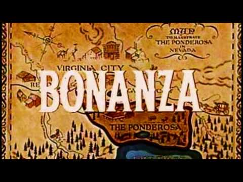 Bonanza Theme Song - Sung by Johnny Cash & Lorne Green in 720-P HD