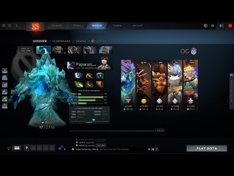 Dota2sup Paparazi morphling VG vs OG One Birmingham 2019 powered by Intel Medium