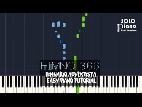 HIMNO 366 - En Cristo hallo amigo | Easy Piano Tutorial + Partitura