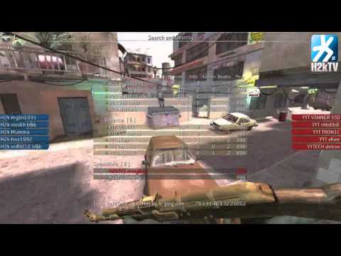 CoD4 - CBECXXI - H2kGaming vs TeamYoYoTech